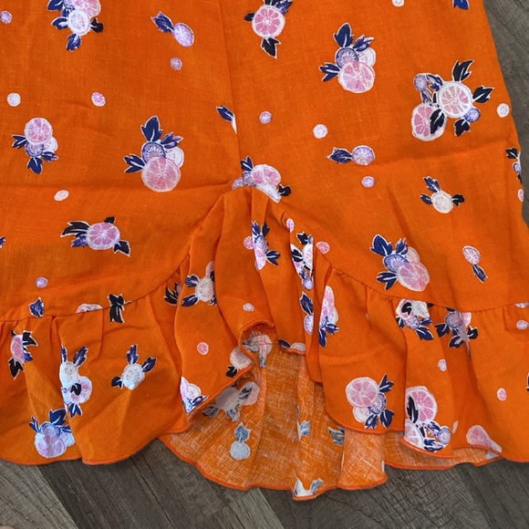 Free People| Orange Floral Dress Size XS NWT - Picture 11 of 11